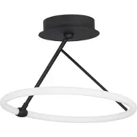 Nova Luce Janus Plafonnier LED Ø 38cm Sandy-Black
