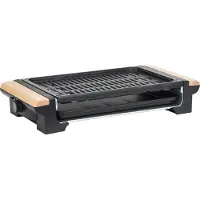 H.Koenig RP320 - Gril 2 en 1, Plaque de cuisson en pierre naturelle, 1300 W.