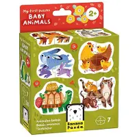 Banana Panda – Meine ersten Puzzles, Tierbabys, 7-tlg. (28 pièces)