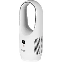 Neo Tools Ventilateur innovant sans pales - Puissante batterie 2200mAh, 3 vitesses, affichage numérique & très silencieux