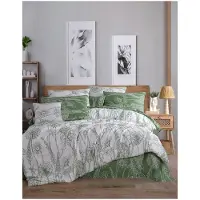 L'essentiel Maison , Lara - White, ensemble housse de couette simple Ranforce (FR), blanc, 100 % COTON RANFORCE, 140 x 200 cm