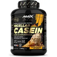 Amix Black Micellar 2kg Casein Protein Salted Caramel Doré