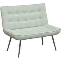vidaXL Banc gris clair 110x74x84 cm velours
