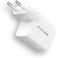 RealPower Realp-352262 Usb-a And Usb-c Wall Charger Argenté