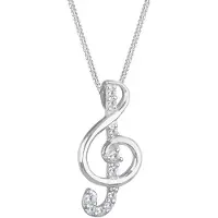 Elli Chaîne 'Notenschlüssel' argent