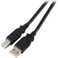 EFB Elektronik K5255SW.3 USB2.0 Anschlusskabel A-B,St.-St.,3,0m,schwarz,Classic
