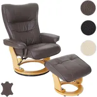 MCA Furniture Fauteuil relax Montreal Marron ; 82 cmx84 -132 cmx105 cm, 64022BN5