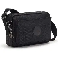 Kipling Sac à bandoulière 'Abanu' gris foncé / noir