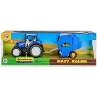 Daffi Tracteur New Holland T5 avec presse à paille T-515 95158