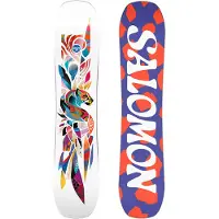 Salomon Snowboard - Snowboard all-mountain - Grace 2027 en Bois - Taille Enfant 125 cm - Violet