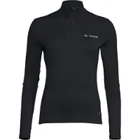 Vaude Livigno Ii Half Zip Long Sleeve T-shirt Noir 38 Femme