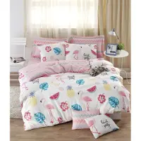 L'essentiel Maison , Begonvilla- EPJ6190, Blanc, couettes, 65% coton / 35% polyester