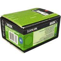 Lexmark 80C20K0 (802K) - Noir - Toner