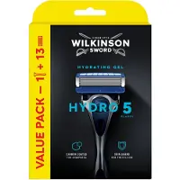 Wilkinson Hydro5 Skin Protection Rasoir standard + tête de rechange 13 pièces