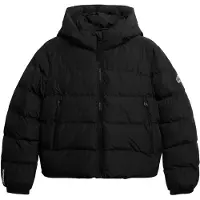 Superdry Femme Doudoune à Capuche Sports Black Taille: 34