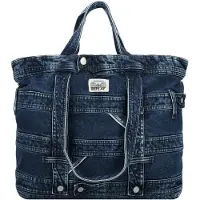 Replay sac shopper sac à épaule Denim Shopper Blu Denim bleu