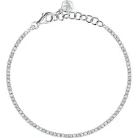 Morellato Bijoux Bracelet en argent 925/1000 recyclé et zircon femme - Argenté - Unique