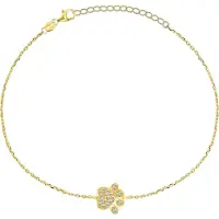 Brilio Silver - bracelet patte plaqué or ludique BRC29Y