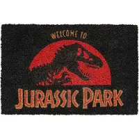 Jurassic World Jurassic Park Doormat Noir