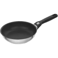Ballarini Pesaro Bratpfanne 20 cm, 18/10 Edelstahl, Silber-Schwarz 104148 4062297001463