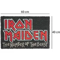 Erik Editores Iron Maiden Door Mat Multicolore