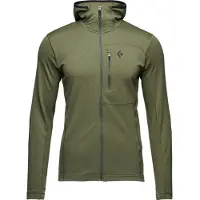 Black Diamond - Polaire respirante en Polartec zippée - M Coefficient Hoody Tundra pour Homme en Nylon - Taille S - Kaki
