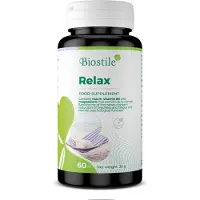 Biostile Relax – 60 capsules à base d'extrait de mélisse, de vitamines et de minéraux pour le système nerveux et les fonctions mentales
