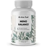 XTRA FUEL Ménopause en gélules - Meno Balance - Formule naturelle avec igname, trèfle rouge, valériane & fer - 1x boîte (180x gélules ménopause)