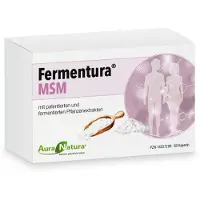 Aura Natura Fermentura MSM Gélules Haute Dose - Enrichi en Ingrédients Fermentés | MSM Methylsulfonylmethane - 60 Gélules - Vegan