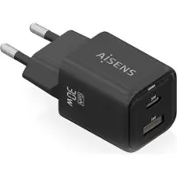 Aisens Chargeur mural ASCH-30W2P021-BK noir multicolore 33 W (1 pièce)