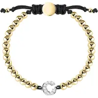 La Petite Story Boules Letter C Bracelet Doré Femme
