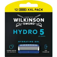 Wilkinson Lames de rasoir Hydro 5 Hydrating Gel, paquet de 12