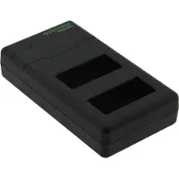 PATONA Chargeur Twin Performance Fuji NP-W126 (Chargeur de batterie d'appareil photo), Alimentation pour appareil photo, Noir