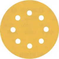 Bosch 5x Expert C470 Papier abrasif à 8 trous pour ponceuse excentrique 115 mm G 400 - 2608900801