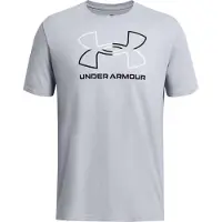Under Armour T-Shirt fonctionnel 'FOUNDATION' gris / noir / blanc