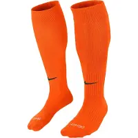 Nike Hommes, Chaussettes de sport, Classic 2 Cushioned Over- SAFETY ORANGE/BLACK XL (46 - 50), Orange
