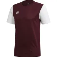 Adidas T-Shirt fonctionnel 'Estro 19' bourgogne / blanc