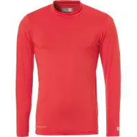 Uhlsport Distinction Colors Long Sleeve Base Layer Rouge M Homme