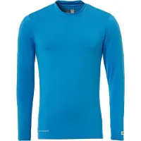 Uhlsport Distinction Colors Long Sleeve Base Layer Bleu XS Homme