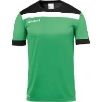Uhlsport Offense 23 Maillot manches courtes homme - Vert / Noir / Blanc