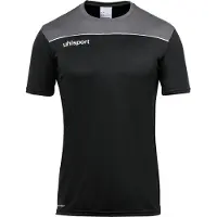 Uhlsport Offense 23 Poly Short Sleeve T-shirt Noir,Gris M Homme