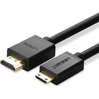 UGREEN mini HDMI (type C) - HDMI (type A) (1.50 m), Câble vidéo, Noir
