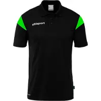 Uhlsport Squad 27 Polo Hommes - Noir / Vert fluo