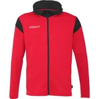 Uhlsport Veste à capuche Squad 27 enfants - Rouge / Noir