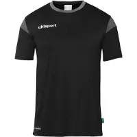 Uhlsport Squad 27 Maillot manches courtes enfants - Noir / Blanc