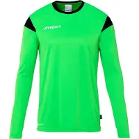 Uhlsport Squad 27 Maillot manches longues Homme - Vert fluo / Noir