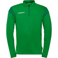Uhlsport Squad 27 Half Zip Sweatshirt Vert 13-14 Years Garçon