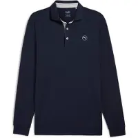 Puma Hommes, T-shirt de sport, Polo Cloudspun LS Midweight (L), Gris, Bleu, L