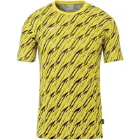 Uhlsport Progressive 28 Short Sleeve T-shirt Jaune XL Homme