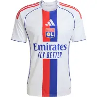Adidas Olympique De Lyon 25/26 Home Short Sleeve T-shirt Blanc S Homme